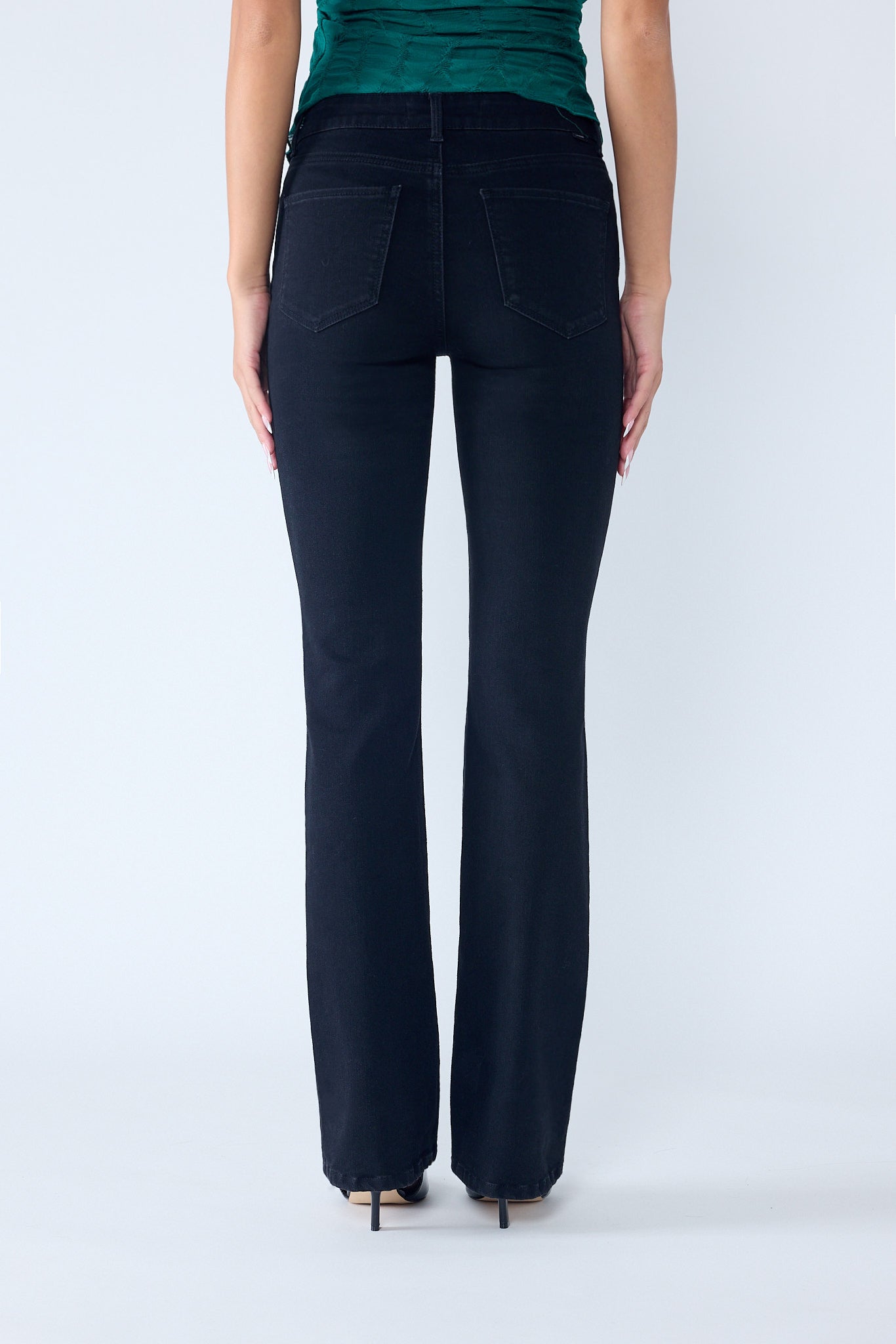 High Rise Classic Bootcut Jeans 13