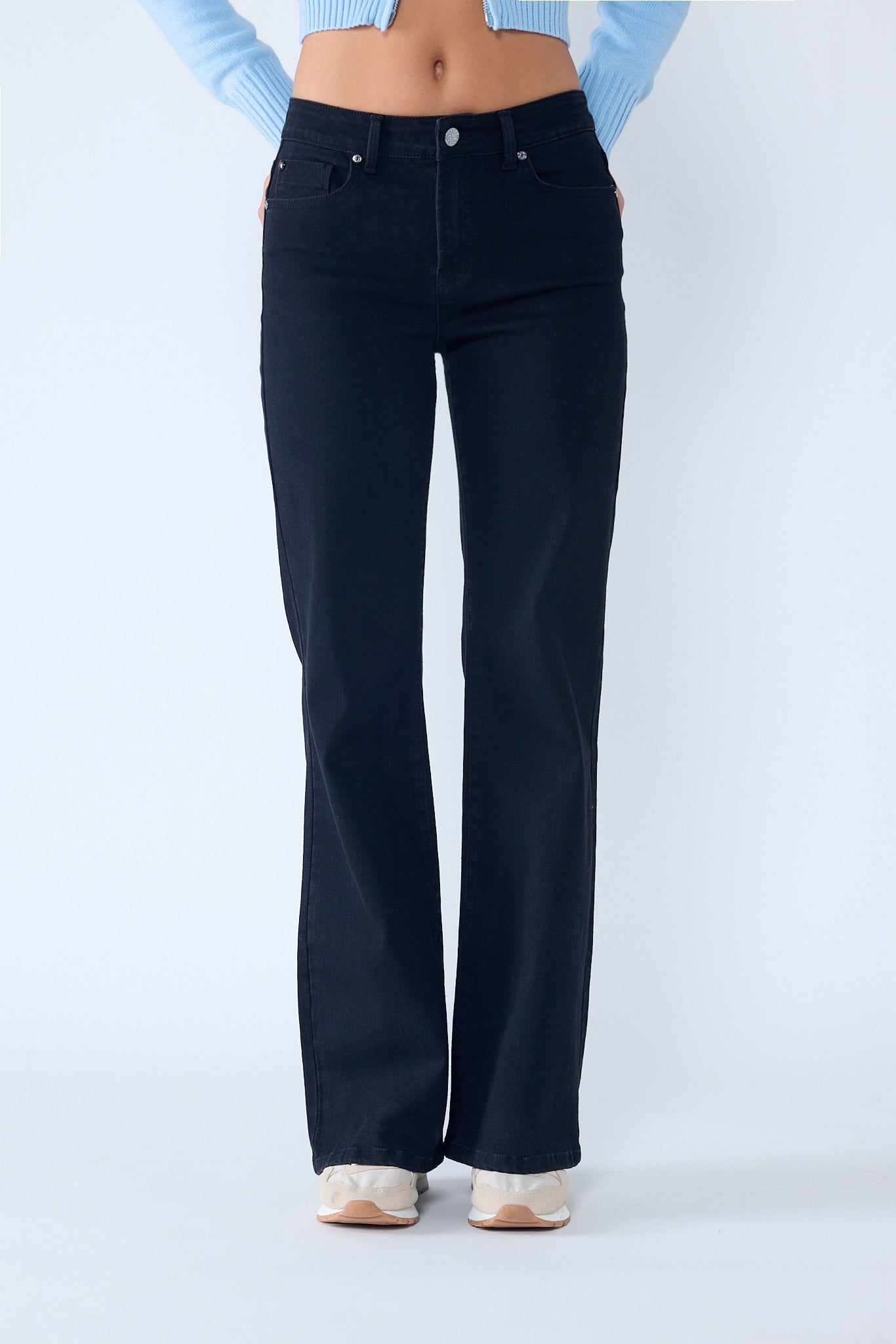 High Rise Classic Wide Leg Jeans 1