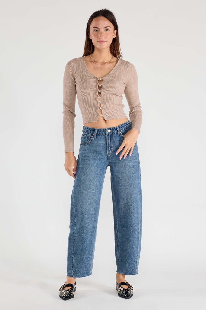 High Rise Straight Jeans 1